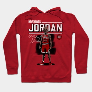 Michael Jordan - Exclusive Character Distressed Background Hoodie